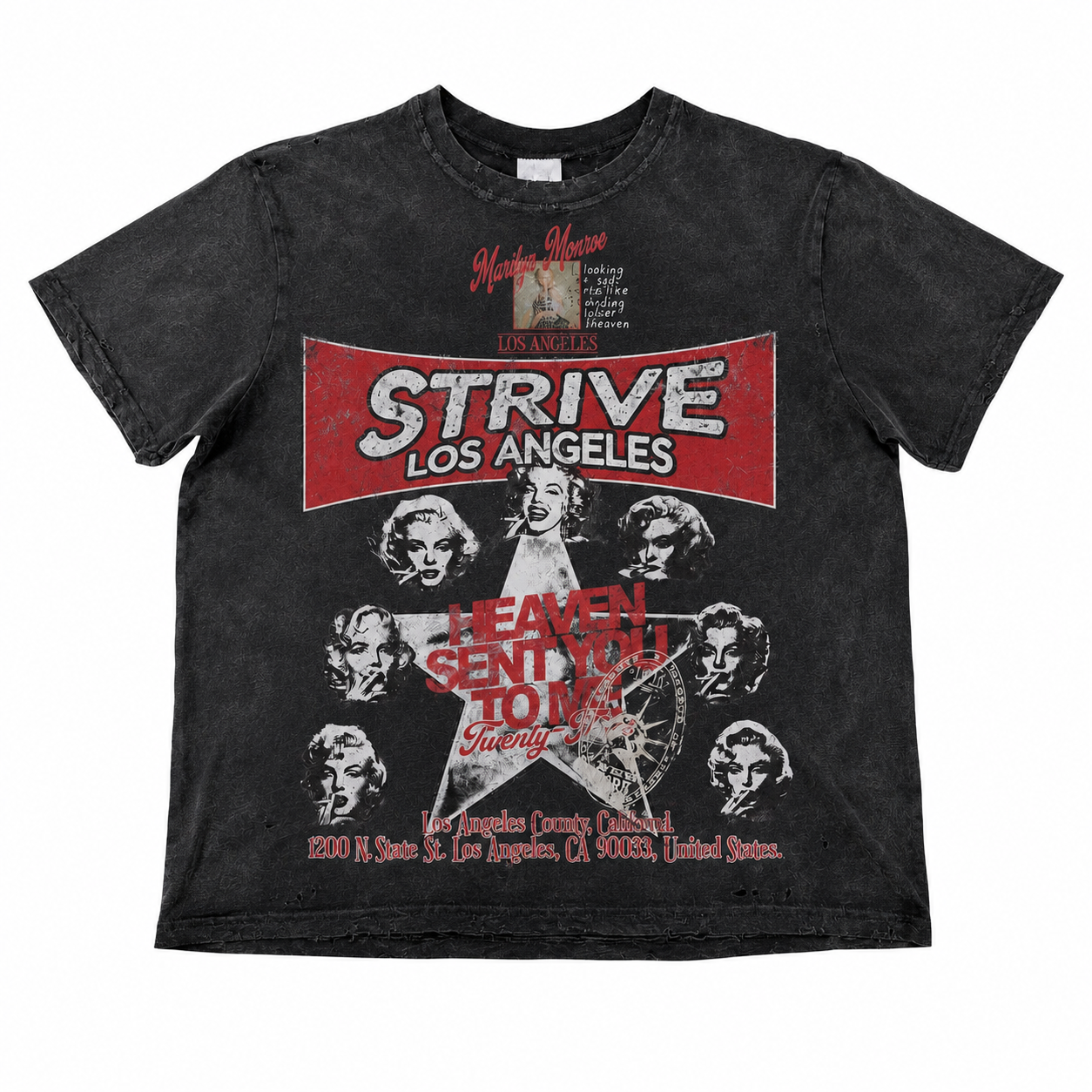 Marilyn Vintage Tee “Black”
